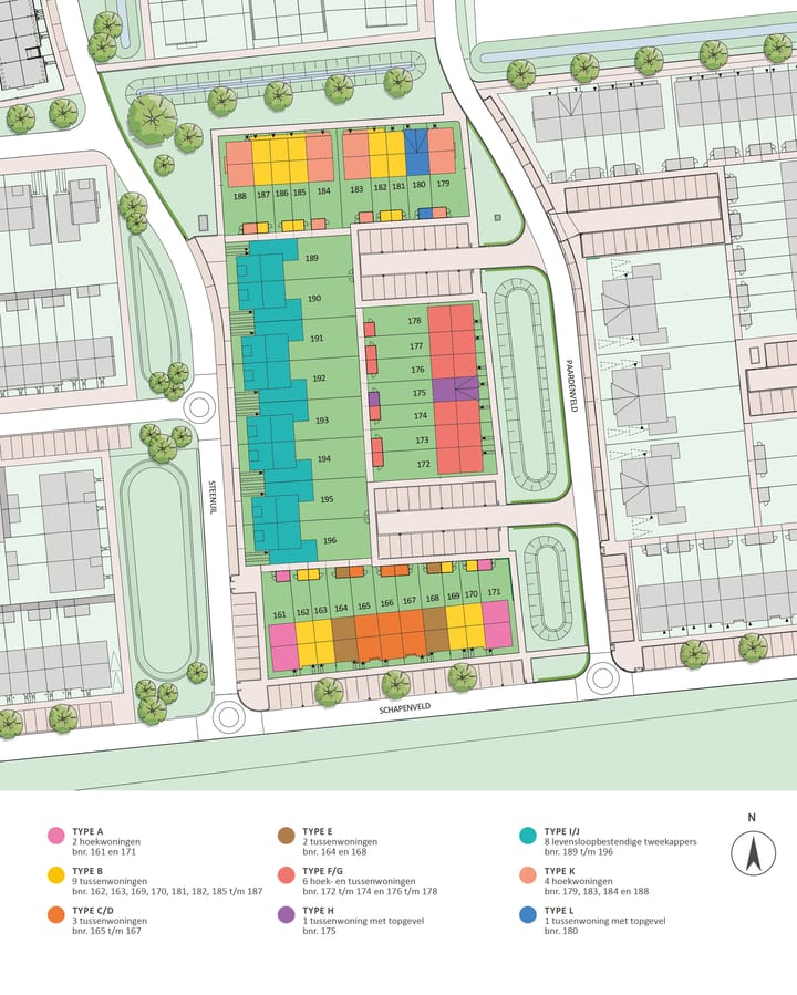 Foto 2 van Hoekwoning type K (Bouwnr. 183)