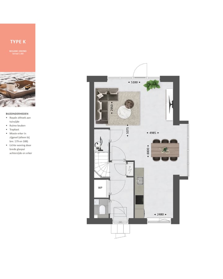 Photo 9 of Hoekwoning type K (Bouwnr. 179)