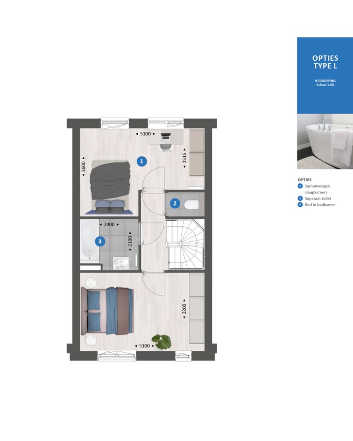 Photo 7 of Tussenwoning type L (Bouwnr. 180)