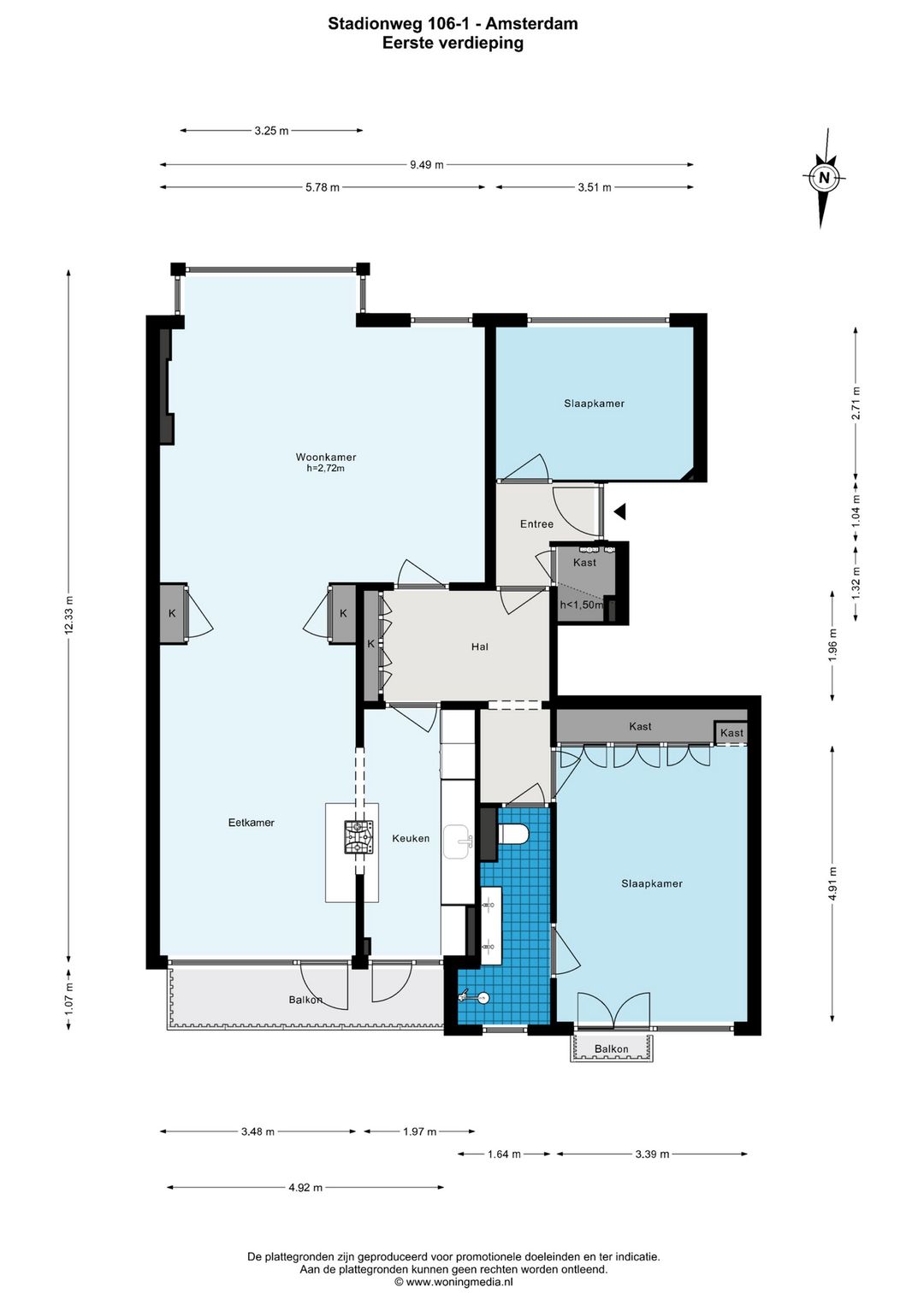 Foto 26 van Stadionweg 106-1
