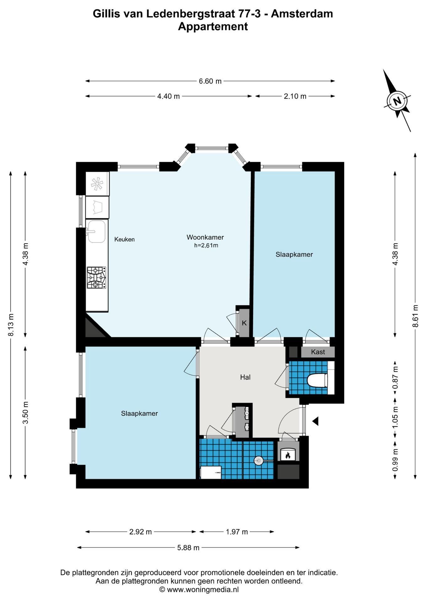 Foto 24 van Gillis van Ledenberchstraat 77-3