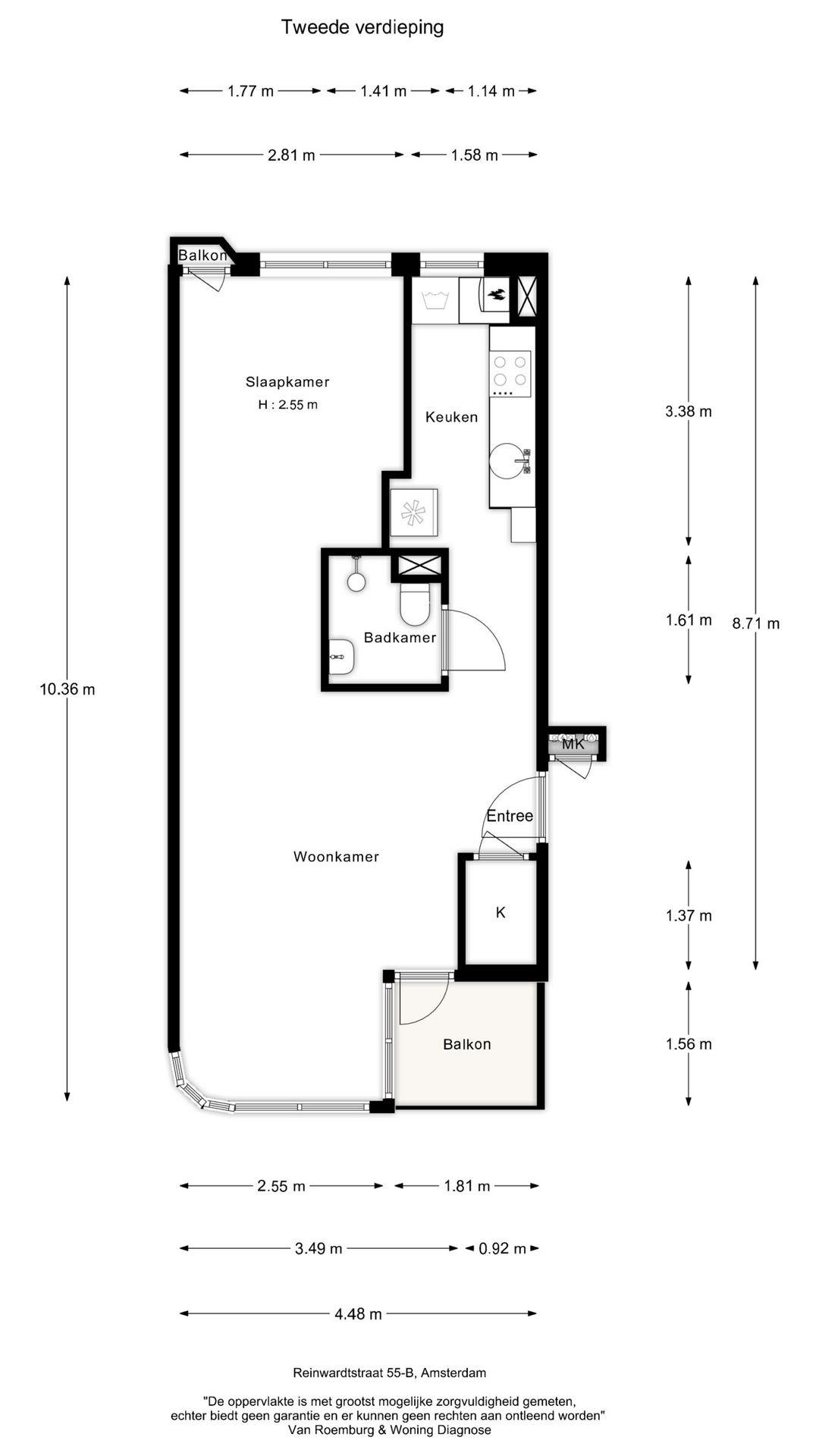 Foto 28 van Reinwardtstraat 55-B