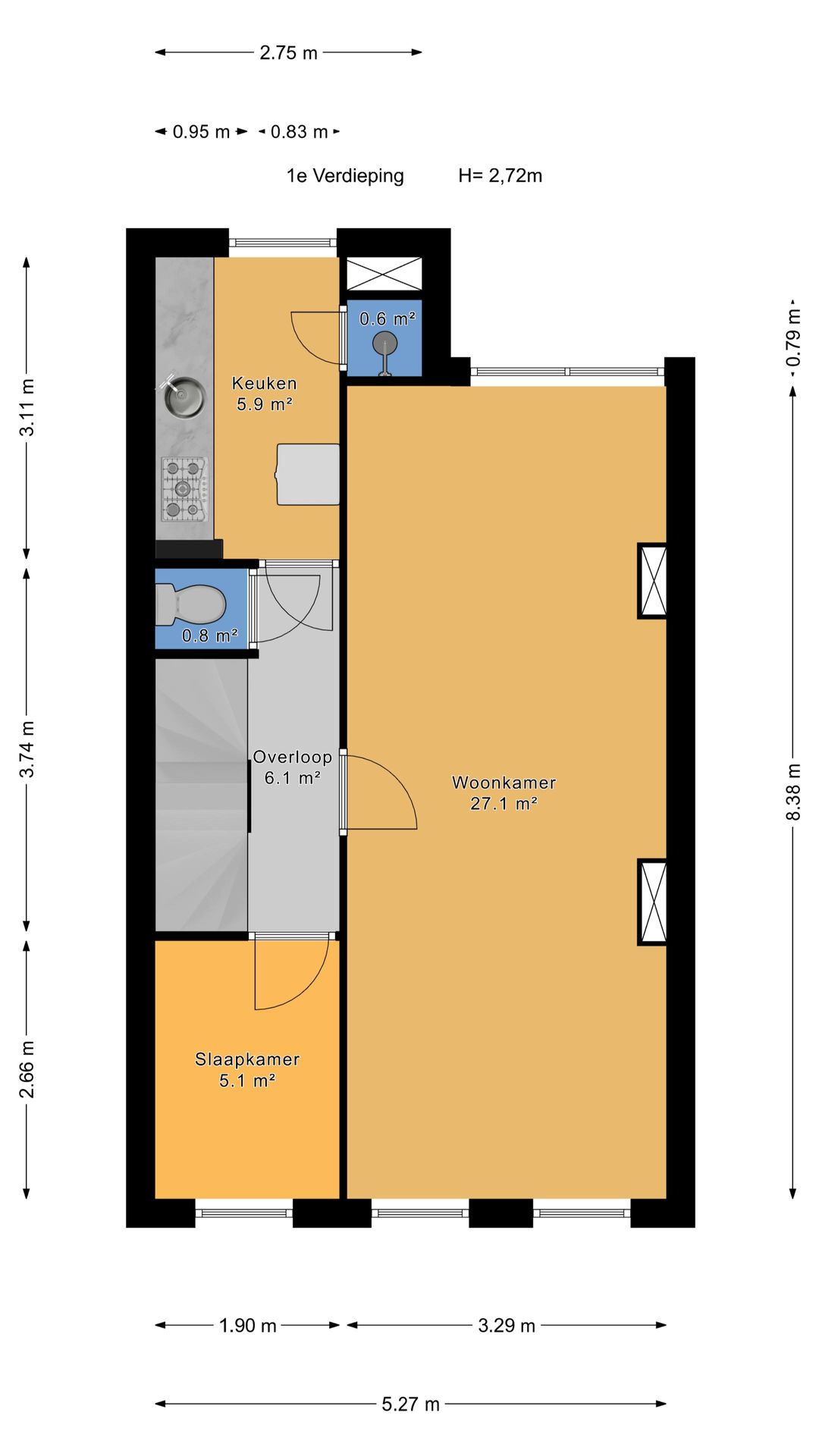 Foto 32 van Van Brederodestraat 107