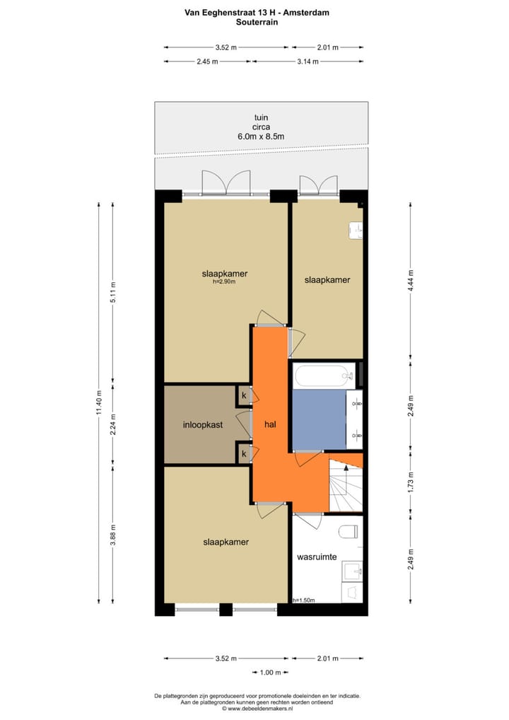 Foto 58 van Van Eeghenstraat 13-H