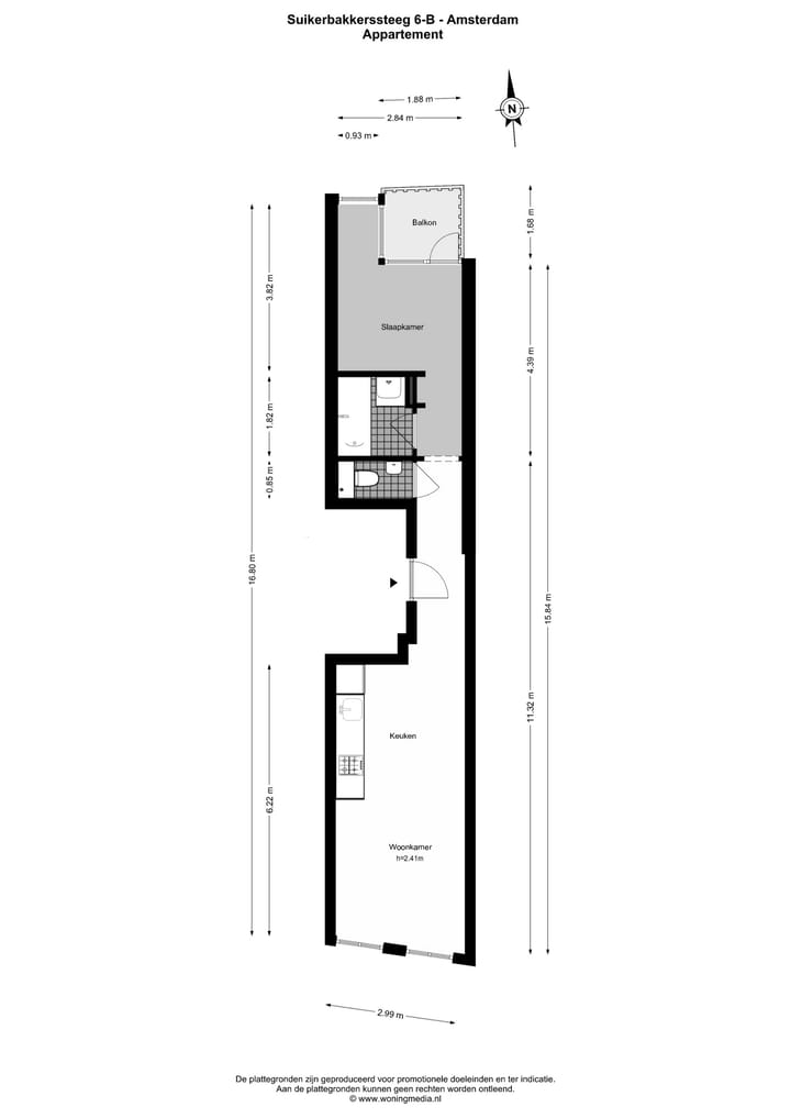 Foto 22 van Suikerbakkerssteeg 6-B