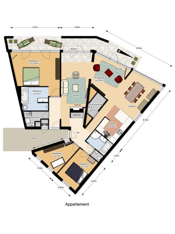 Foto 9 van Salviabeemd 39-H