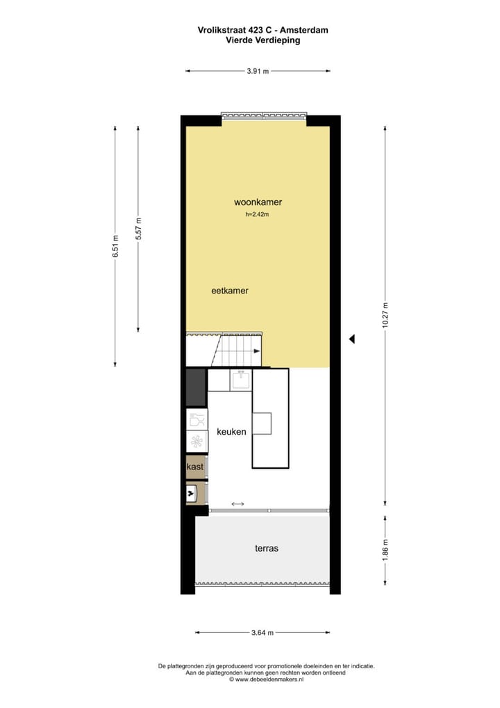 Foto 33 van Vrolikstraat 423-C