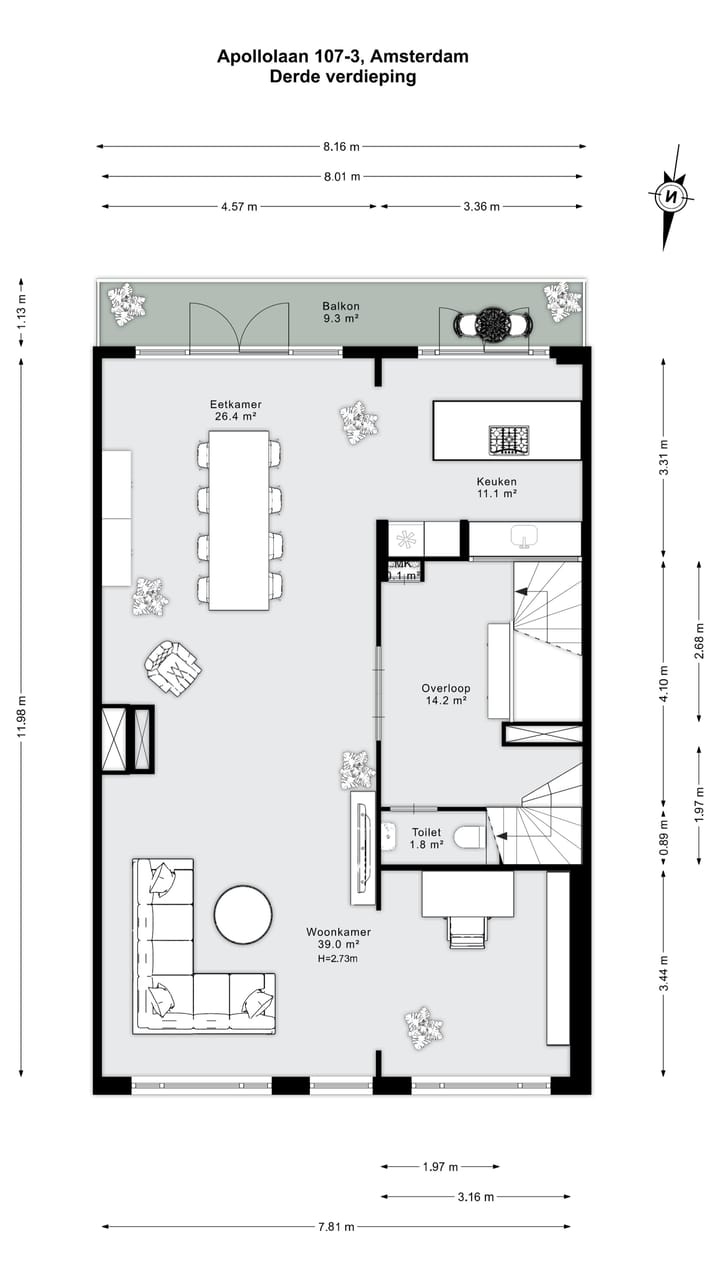 Foto 23 van Apollolaan 107-3