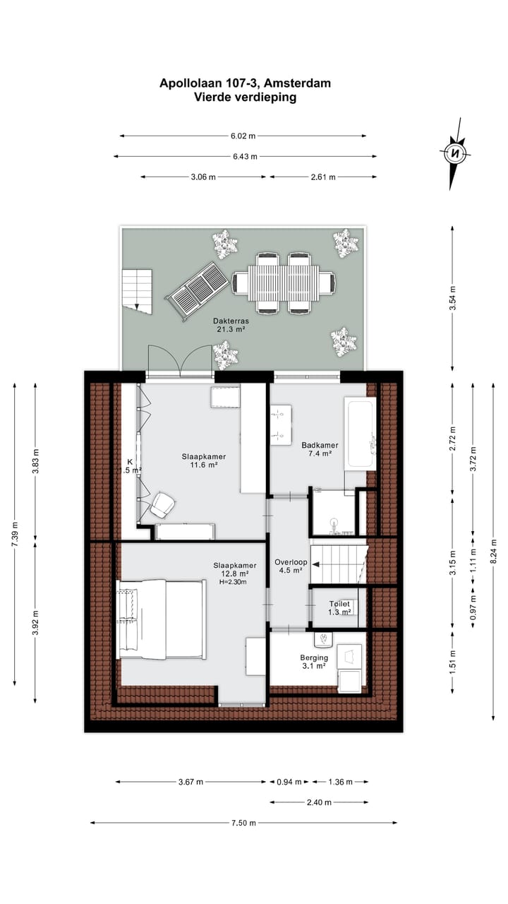 Foto 24 van Apollolaan 107-3