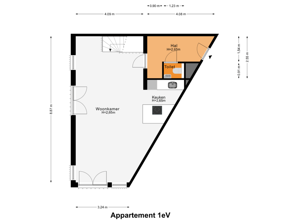 Appartement 1eV