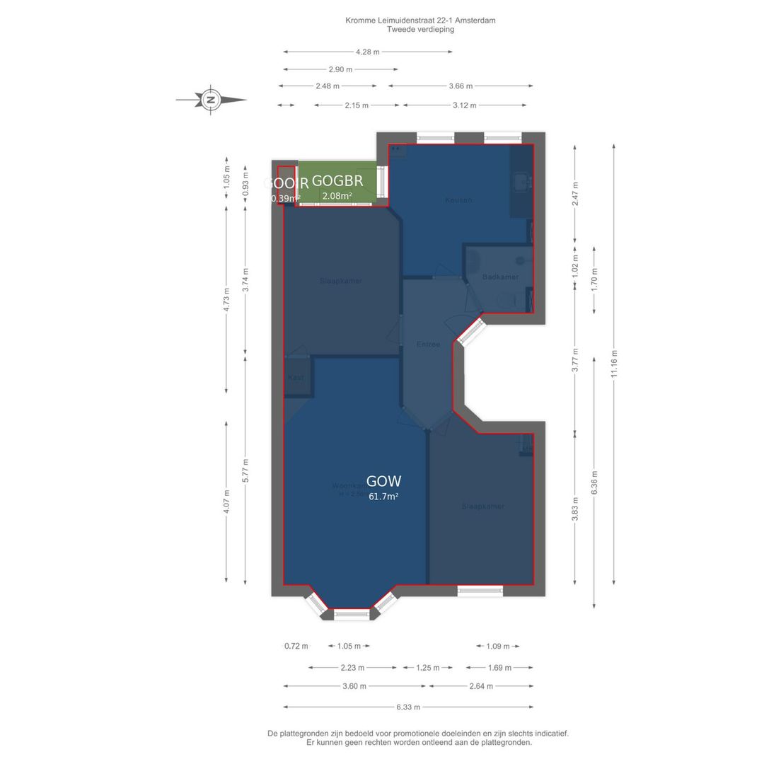 Foto 26 van Kromme Leimuidenstraat 22-1