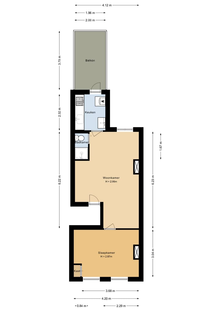 Foto 35 van President Steinstraat 22-A