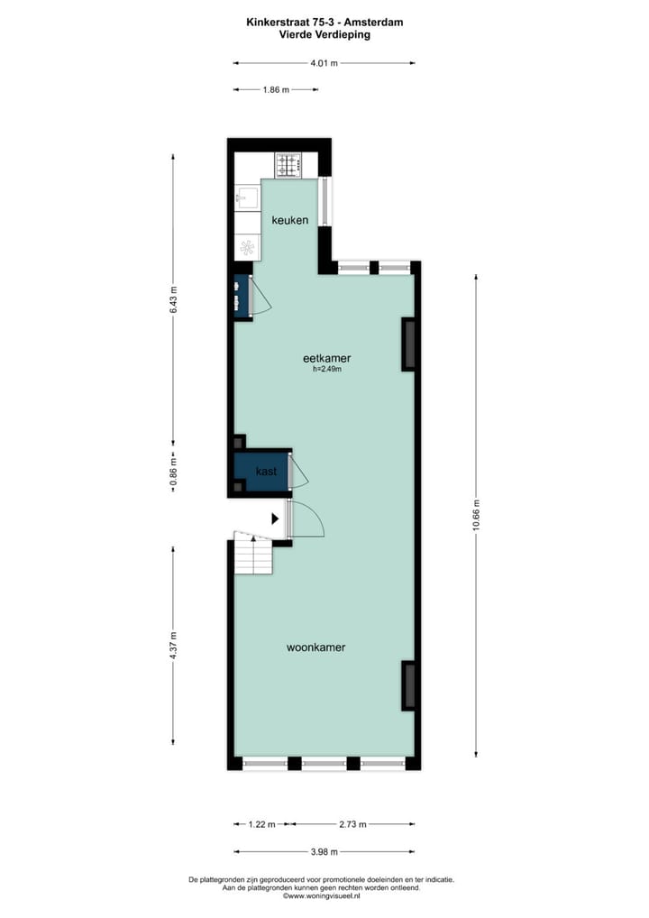 Foto 46 van Kinkerstraat 75-3