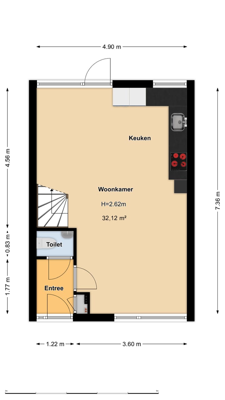 Foto 38 van Mr. J.M.M. Hamersstraat 38