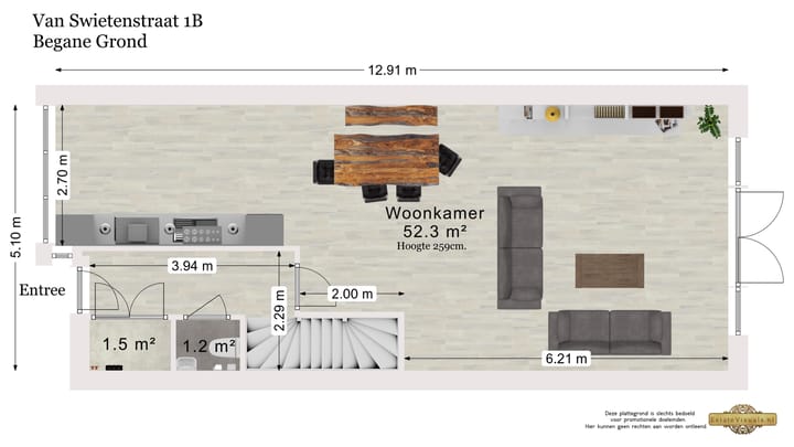 Foto 50 van van Swietenstraat 1-B