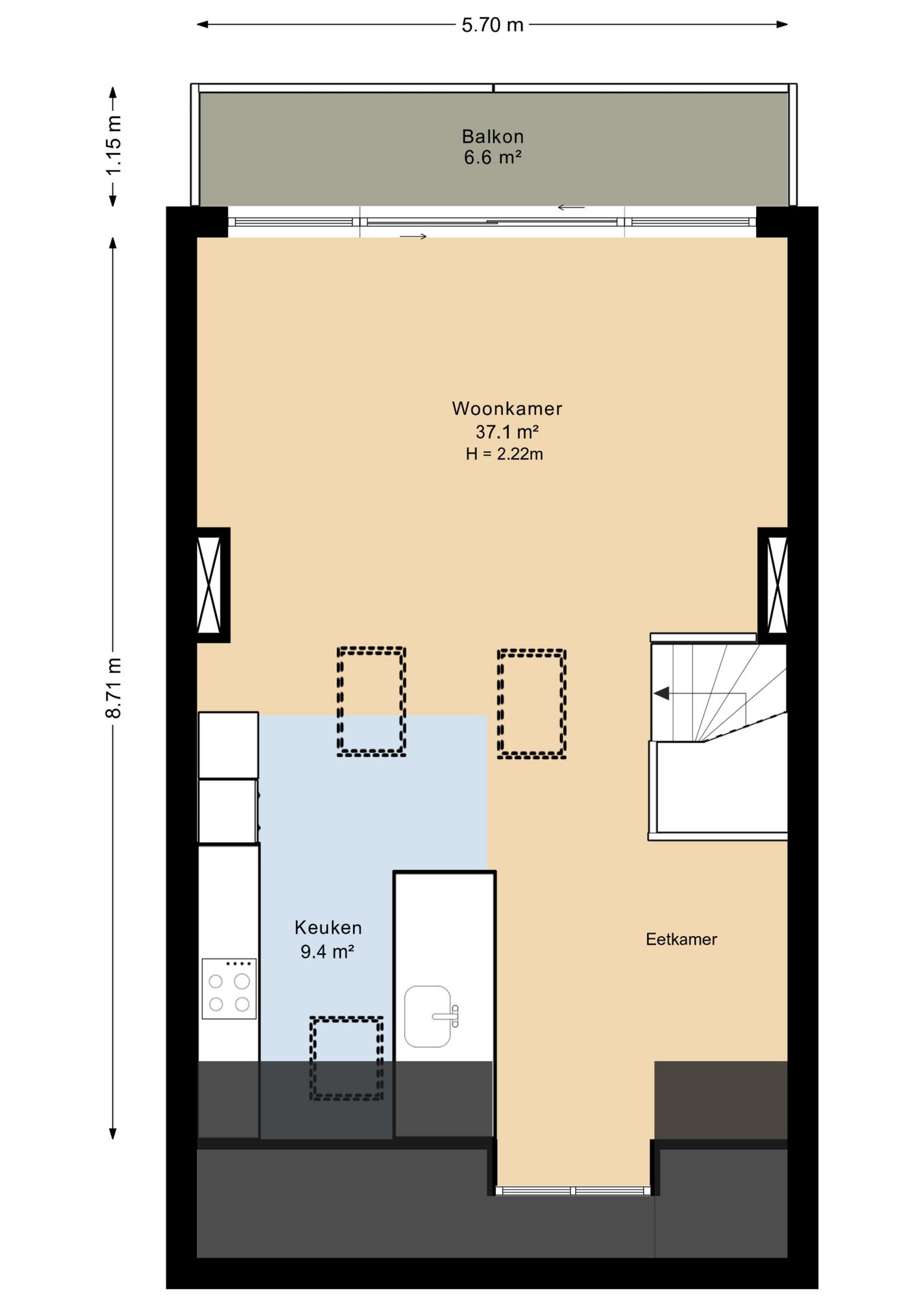Foto 42 van Piet Gijzenbrugstraat 32-2