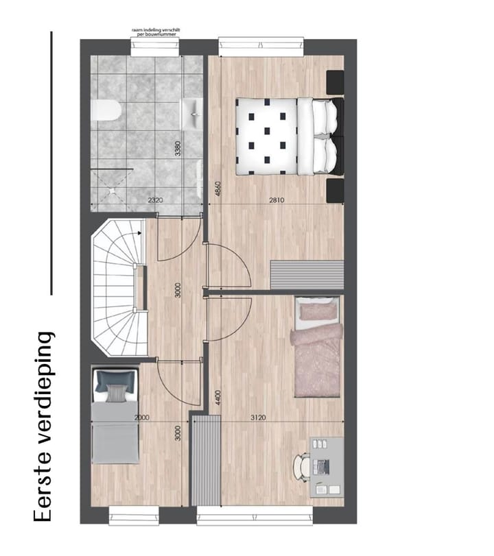 Foto 7 van Singel Slot type 2 (Bouwnr. BN02)