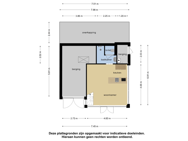 Bijgebouw -Begane grond