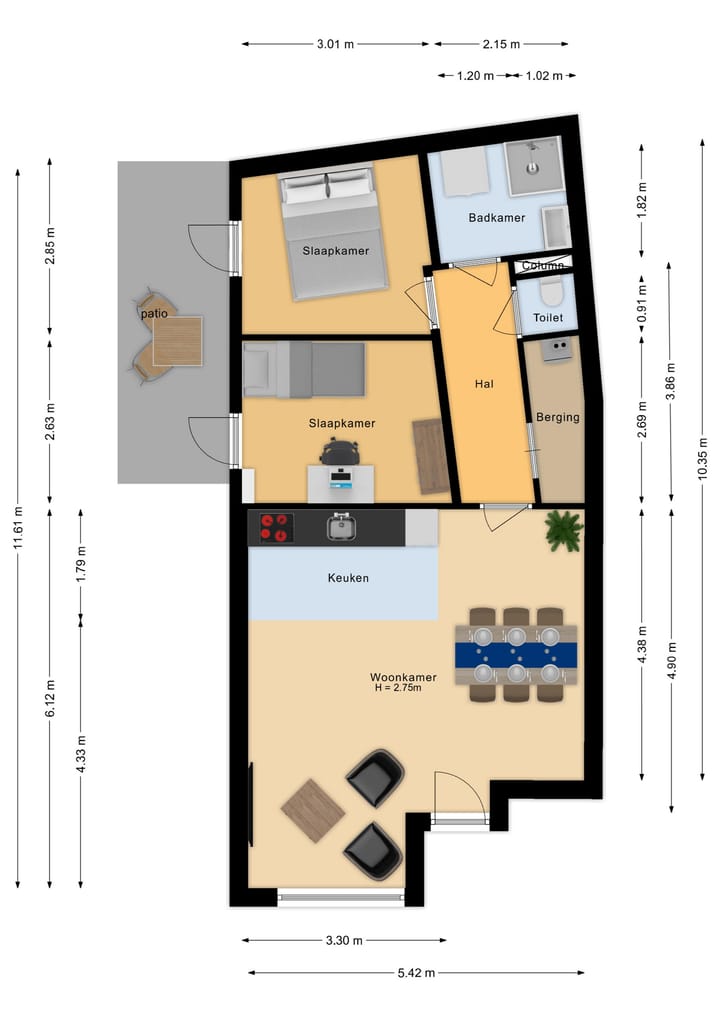 Foto 22 van Polderstraat 12-B