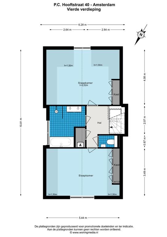 Foto 36 van Pieter Cornelisz. Hooftstraat 40-1
