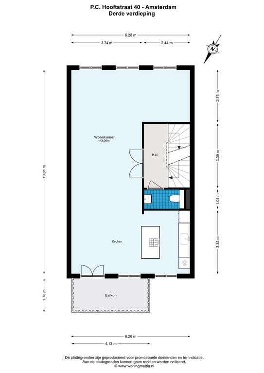 Foto 43 van Pieter Cornelisz. Hooftstraat 40-1