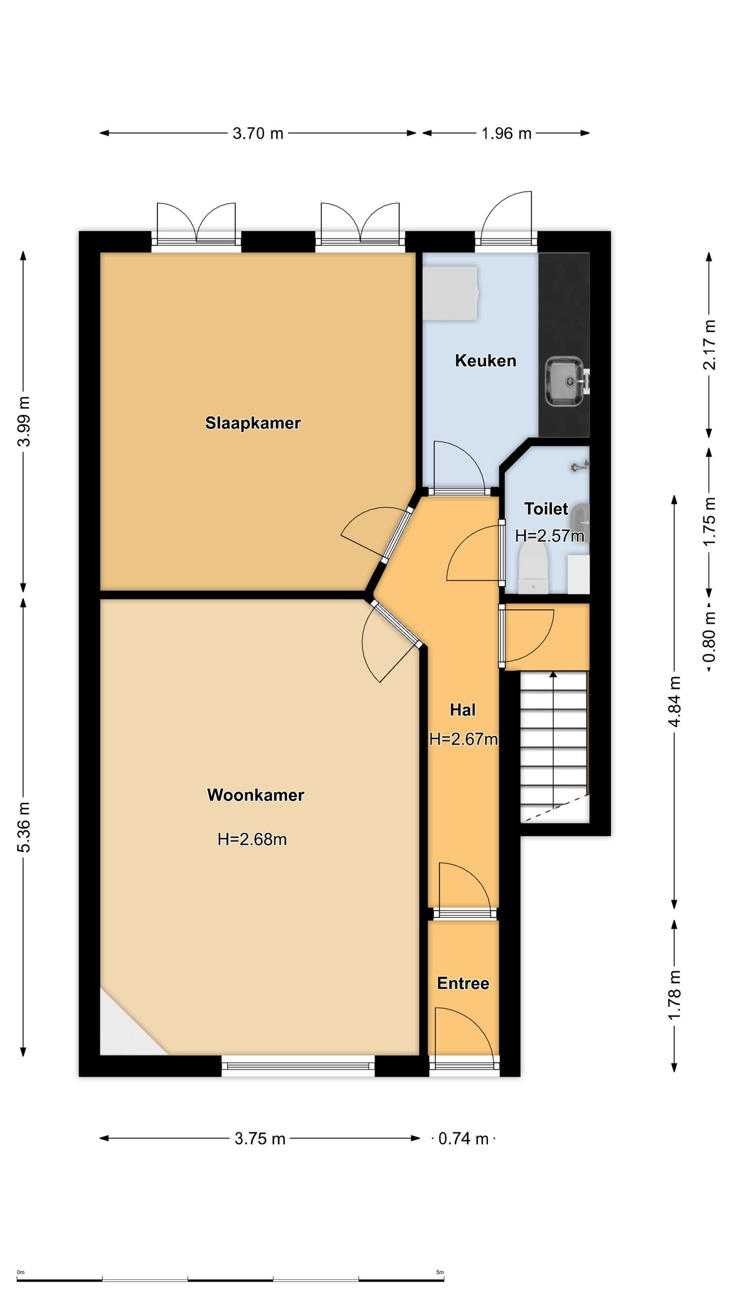 Foto 25 van Admiralengracht 32-H