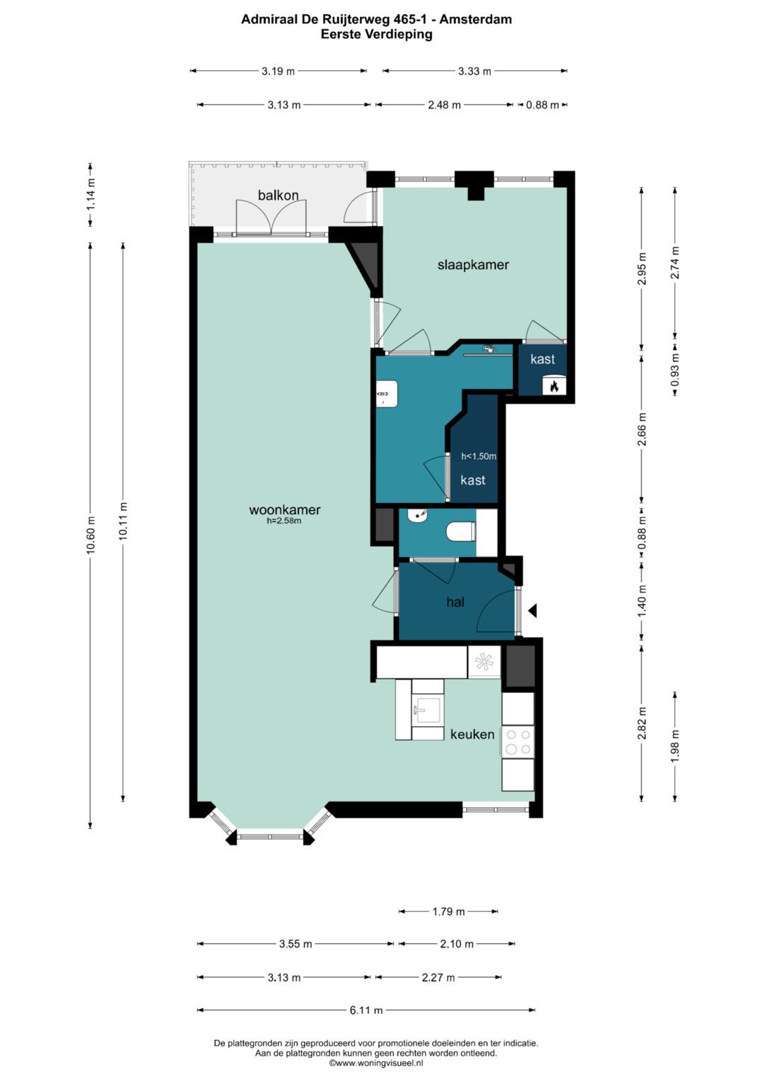 Foto 25 van Admiraal De Ruijterweg 465-1