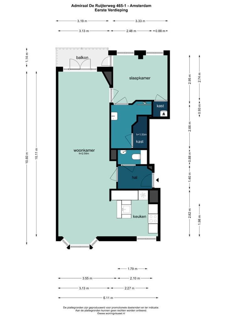Foto 25 van Admiraal De Ruijterweg 465-1