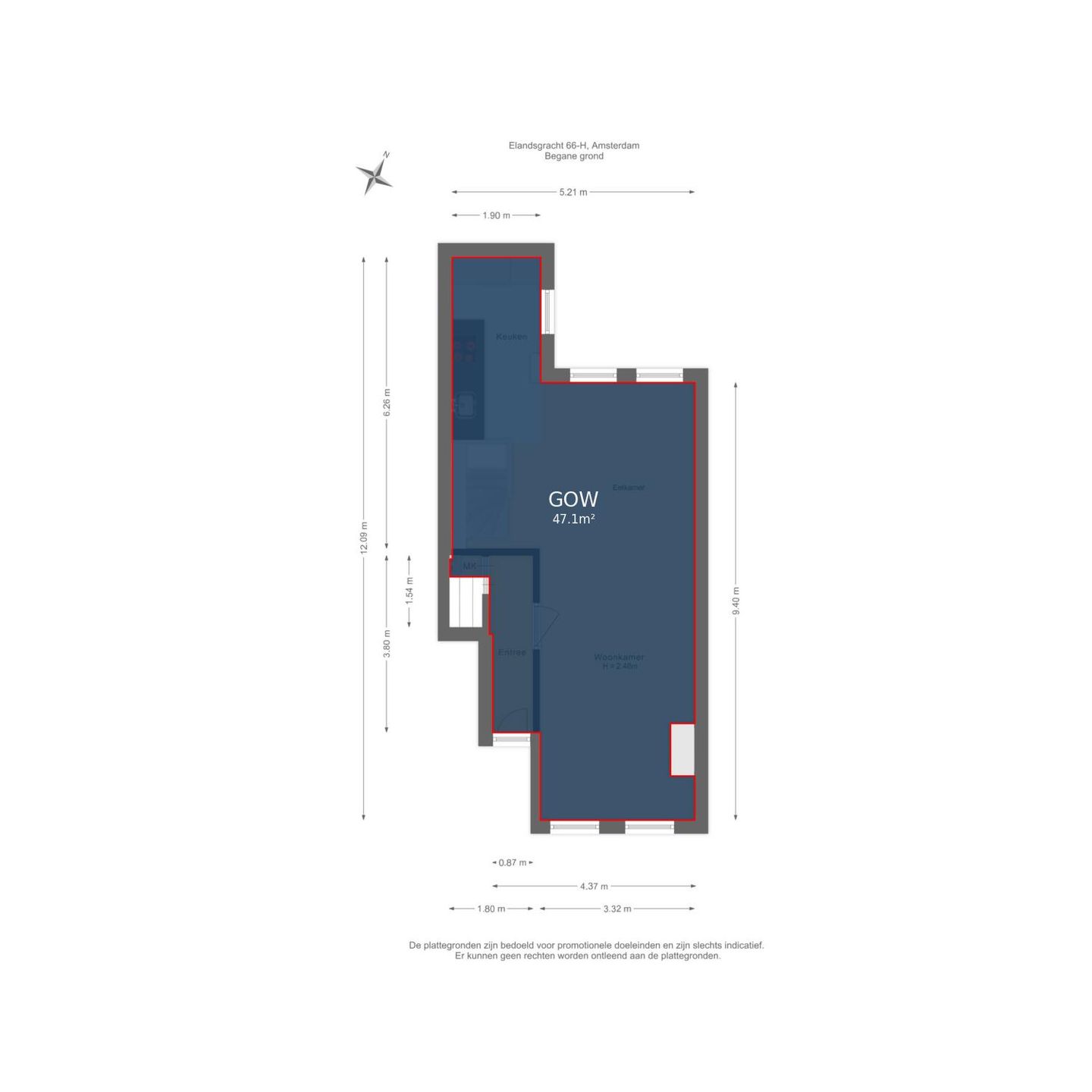 Foto 50 van Elandsgracht 66-H