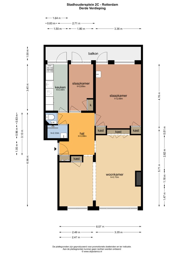 Foto 23 van Stadhoudersplein 2-C