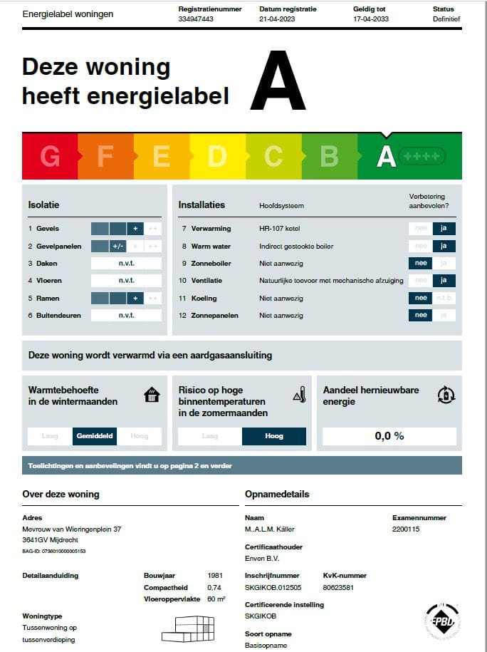 Photo 21 of Mevrouw van Wieringenplein 37