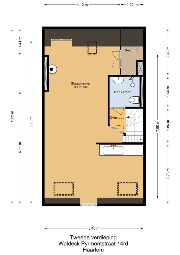 Foto 27 van Waldeck Pyrmontstraat 14-RD