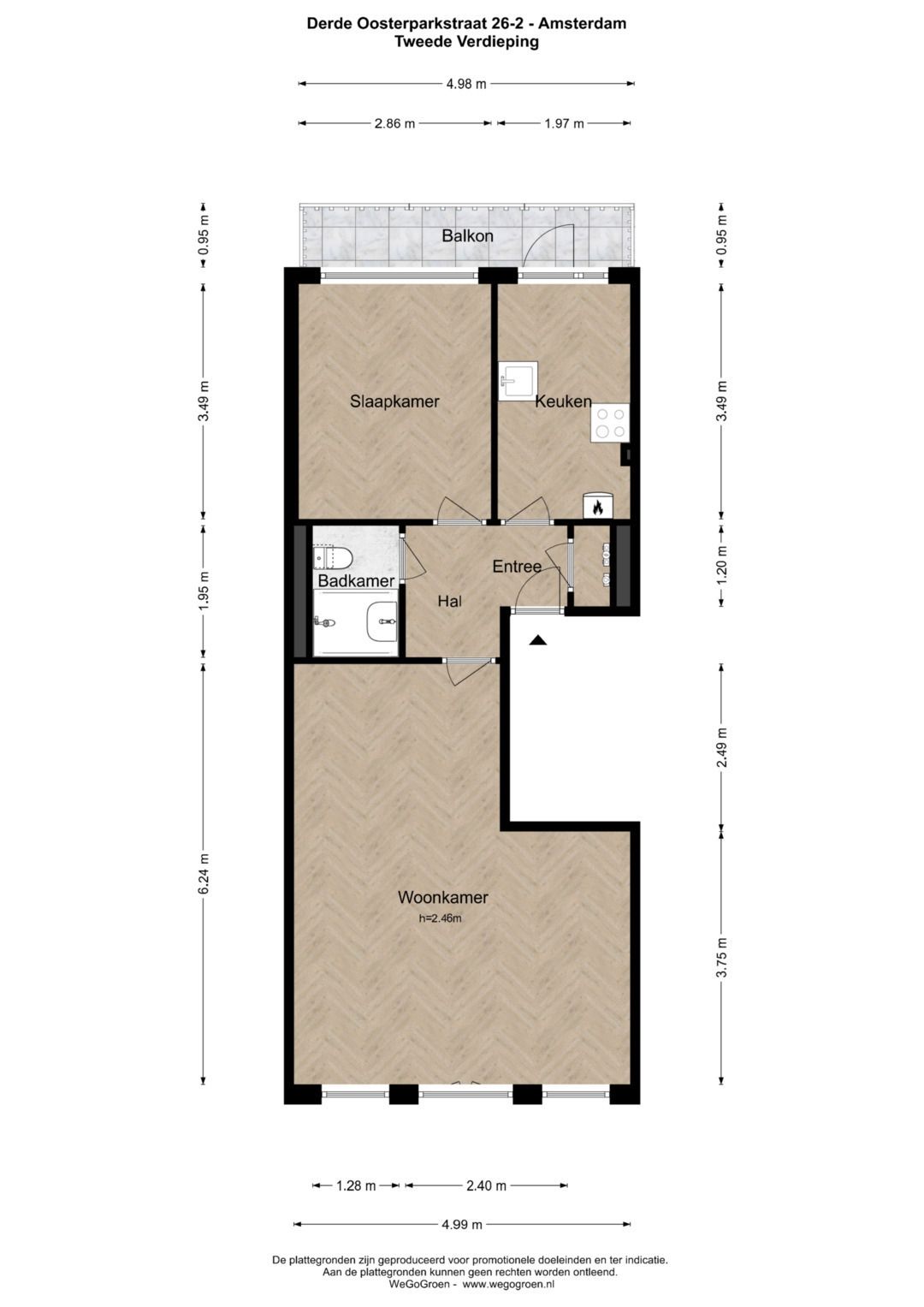 Foto 16 van Derde Oosterparkstraat 26-2