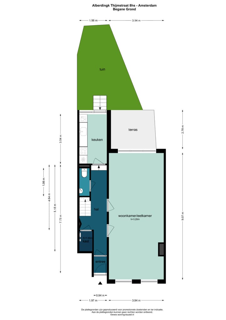Foto 5 van Alberdingk Thijmstraat 8-H