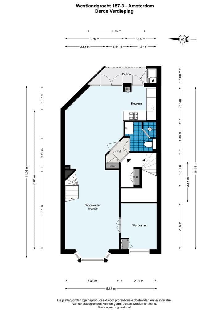 Photo 19 of Westlandgracht 157-3