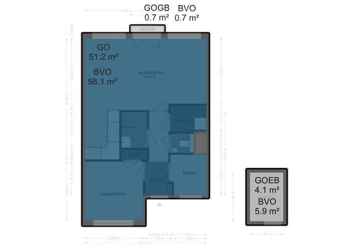 Foto 26 van Rustenburgerstraat 146-A1