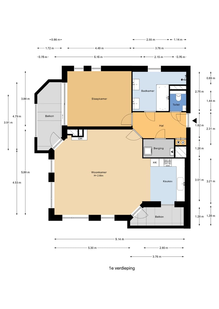 Foto 19 van Johan van Oldenbarneveltlaan 23-C