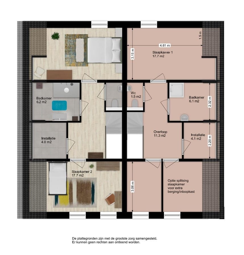 Foto 9 van Riddershof - Maisonnettes 11 (Bouwnr. 11)