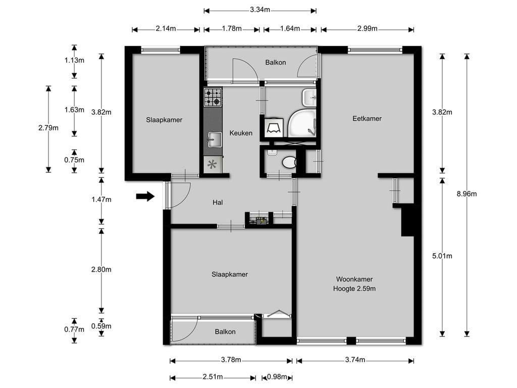 Foto 12 van Ceintuurbaan 44-I