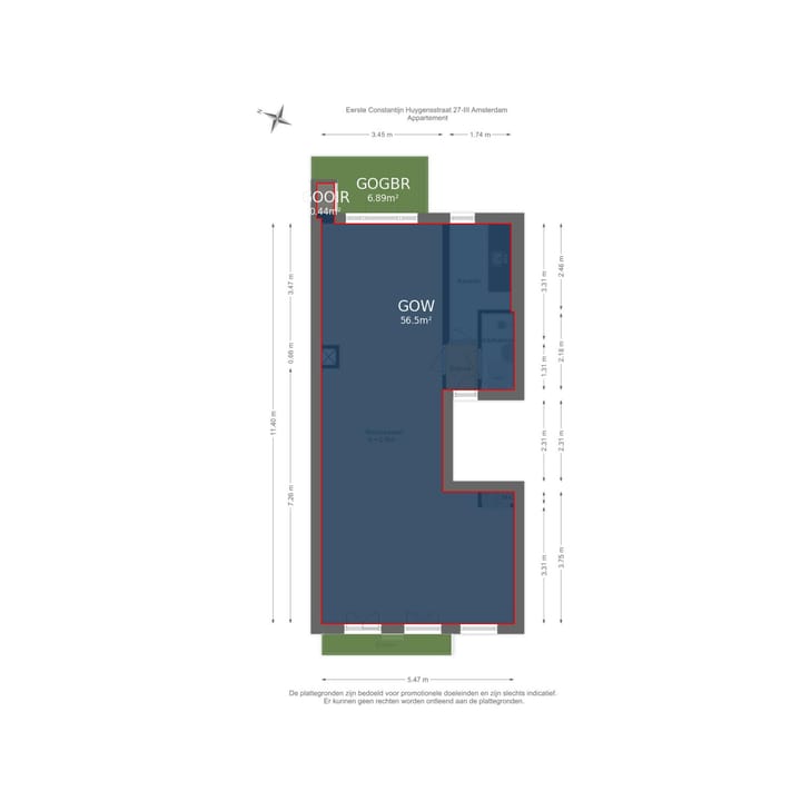 Photo 37 of Eerste Constantijn Huygensstraat 27-3