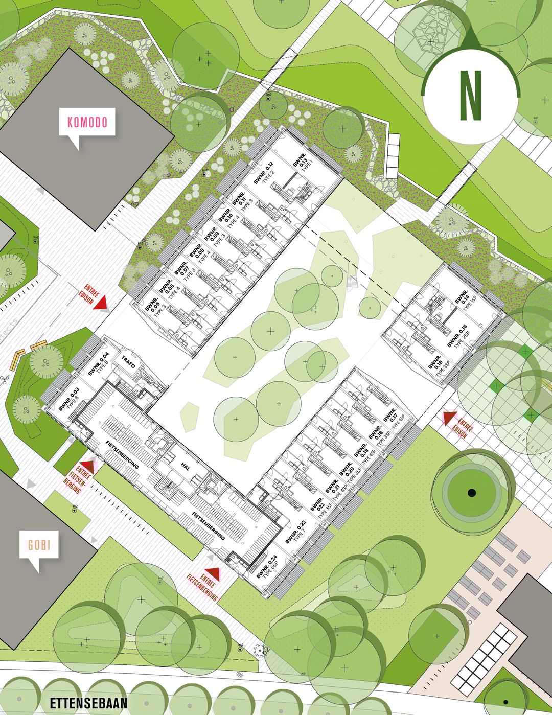 Foto 6 van Blossem Edison - 22 stadswoningen met terras - Openhuis 2 april 17:00-18:00!  