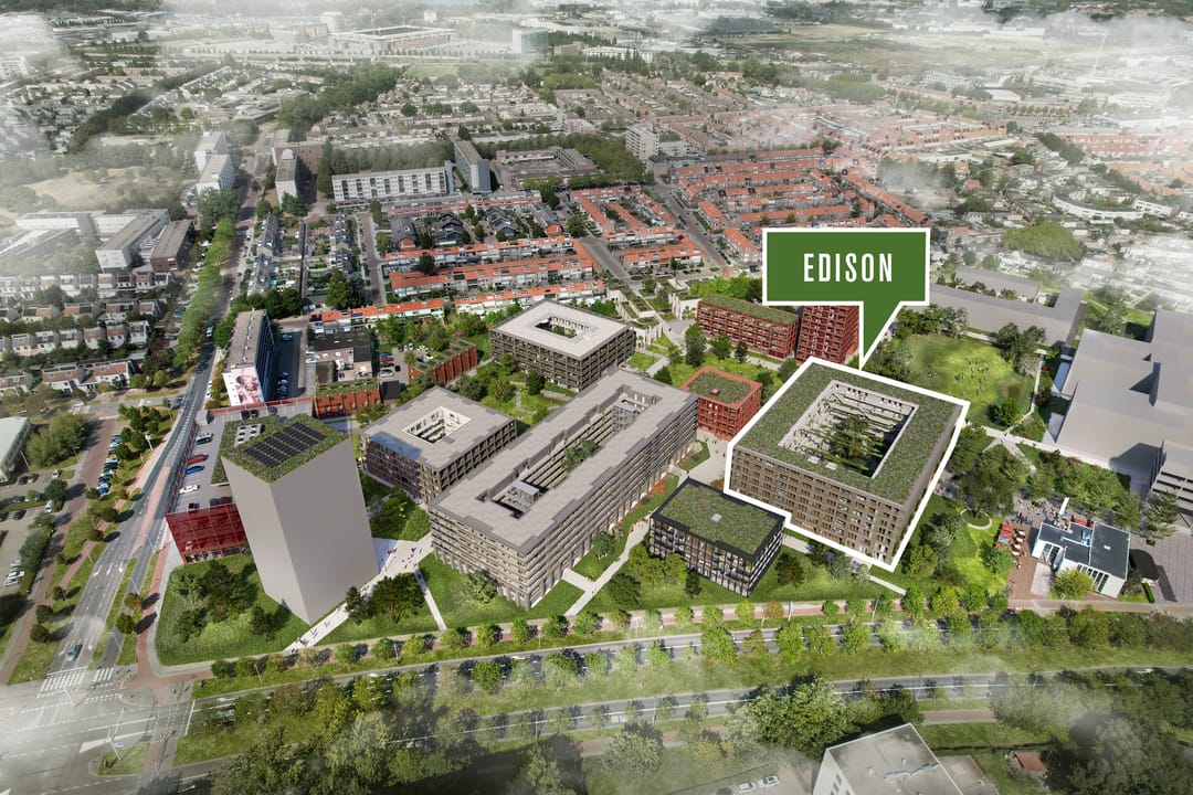 Foto 12 van Blossem Edison - 22 stadswoningen met terras - Openhuis 2 april 17:00-18:00!  