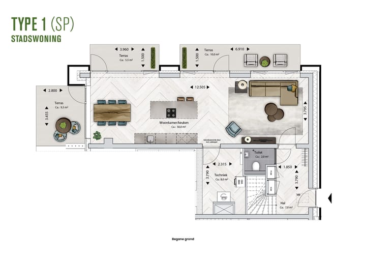 Foto 2 van BLOSSEM Edison - Stadswoning (Bouwnr. 0.14)