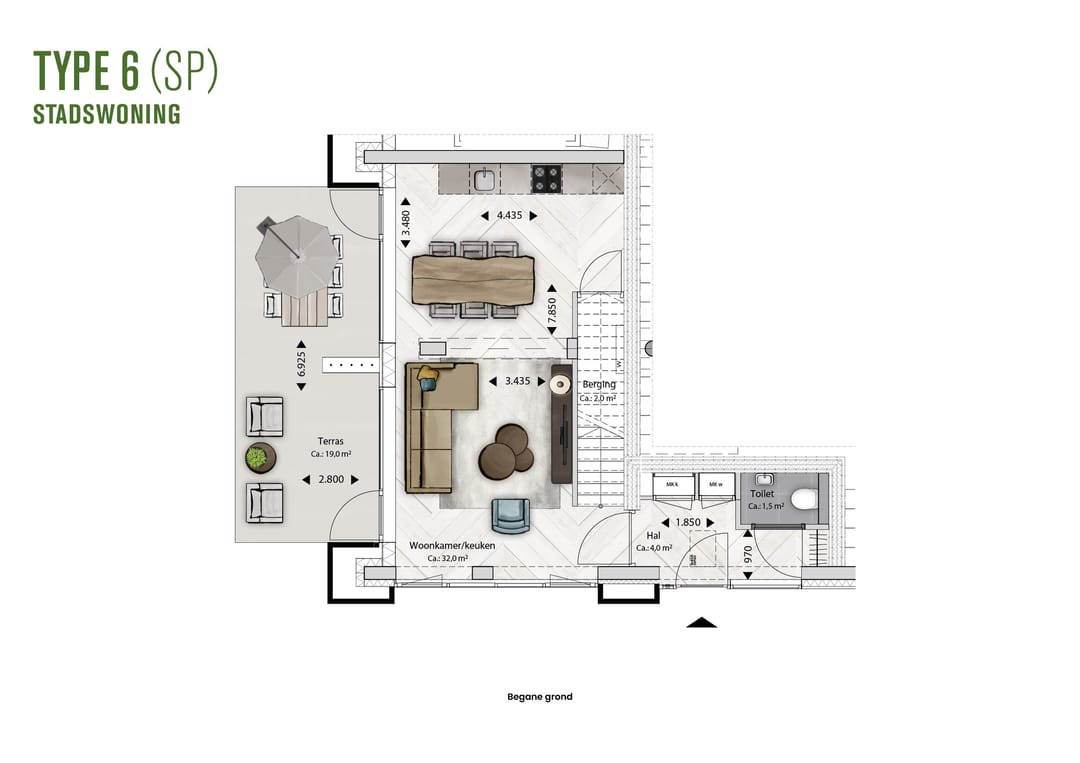 Foto 2 van BLOSSEM Edison - Stadswoning (Bouwnr. 0.03)