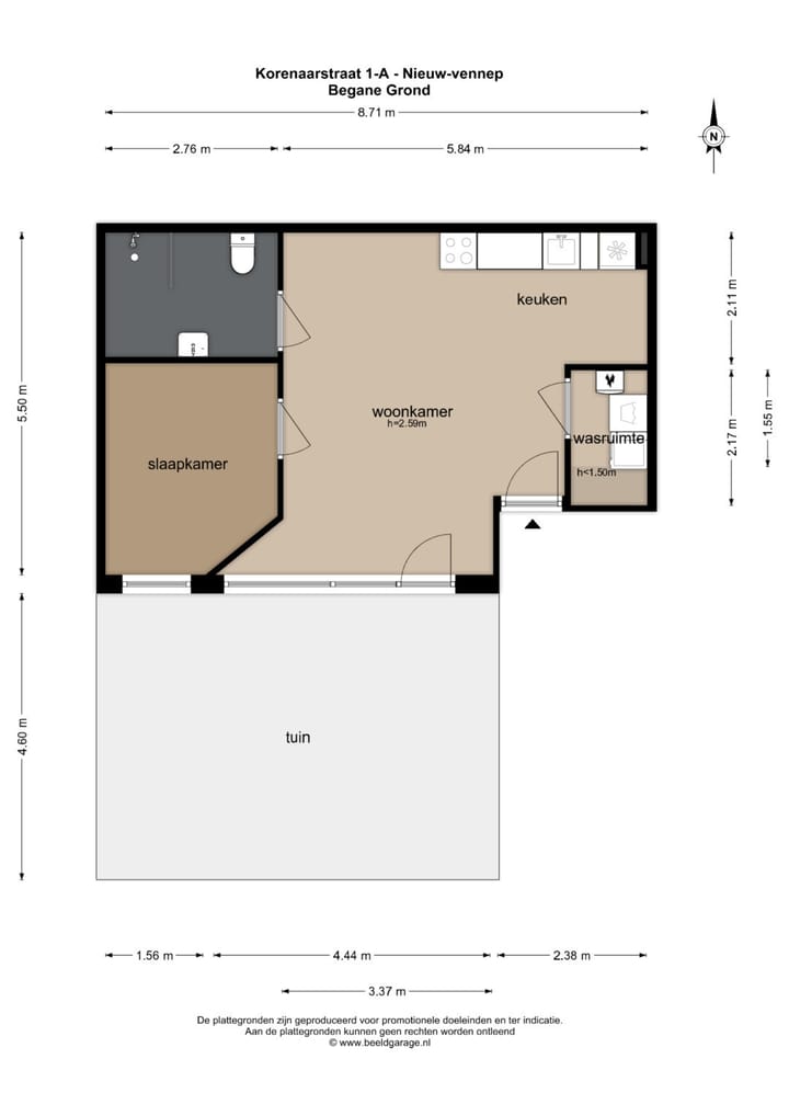 Foto 26 van Korenaarstraat 1-A