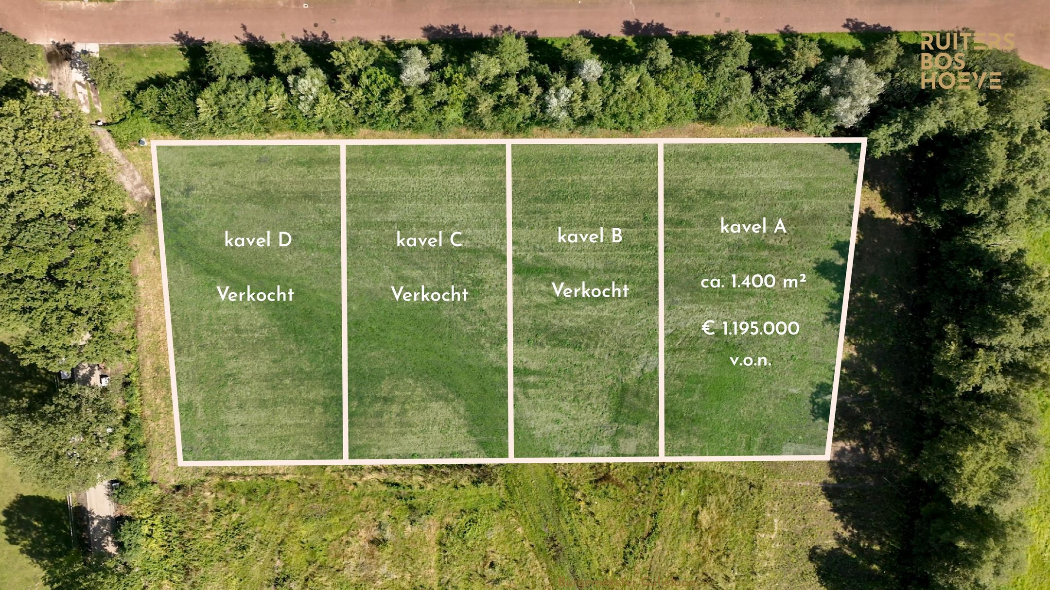 Foto 3 van RUITERSBOSHOEVE - 4 kavels Burg. Guljélaan