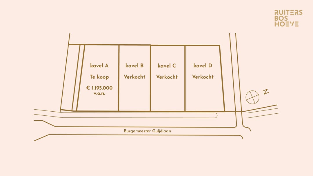 Foto 7 van RUITERSBOSHOEVE - 4 kavels Burg. Guljélaan
