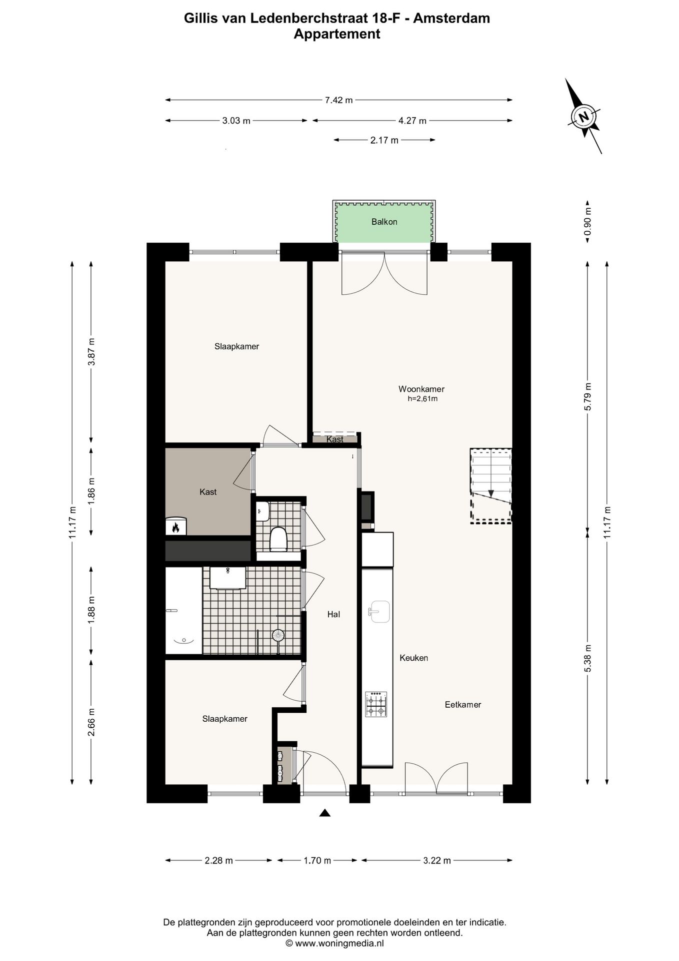 Foto 30 van Gillis van Ledenberchstraat 18-F