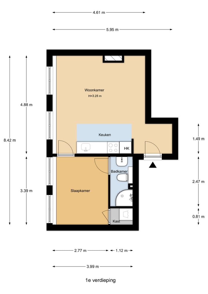 Foto 14 van Van de Spiegelstraat 5-B