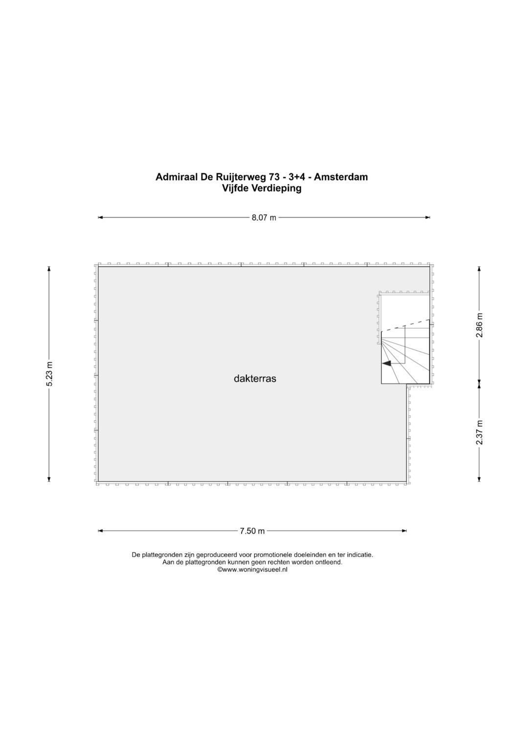 Foto 52 van Admiraal De Ruijterweg 73-3
